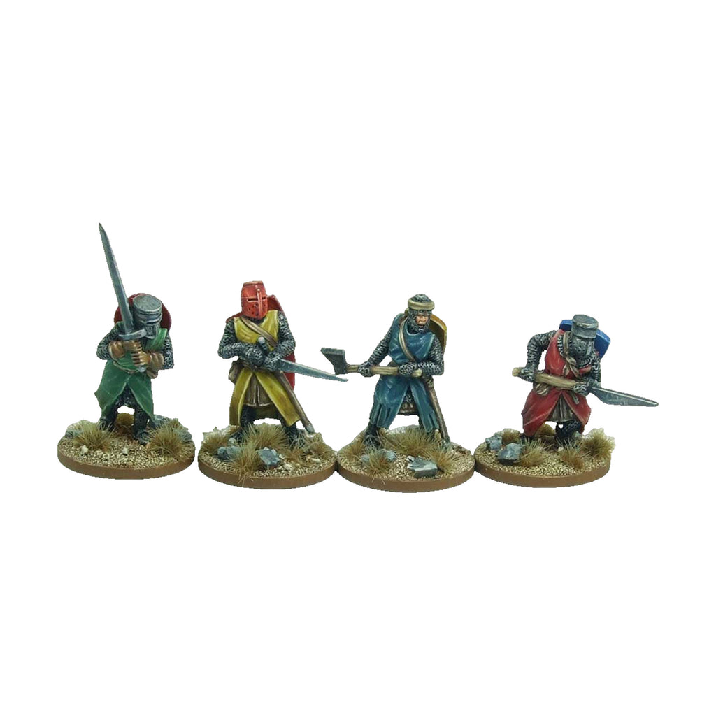 Foot Knights with Two Handed Weapons 1