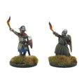 Sergeants with torches